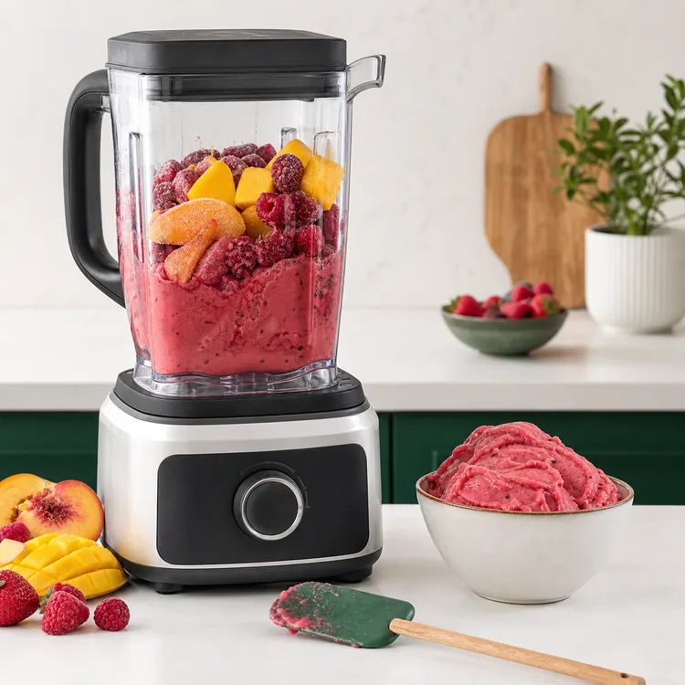 how-to-make-sorbet-with-frozen-fruit-in-a-blender-01-blender-sorbet-hero how-to-make-sorbet-with-frozen-fruit-in-a-blender-01-blender-sorbet-hero